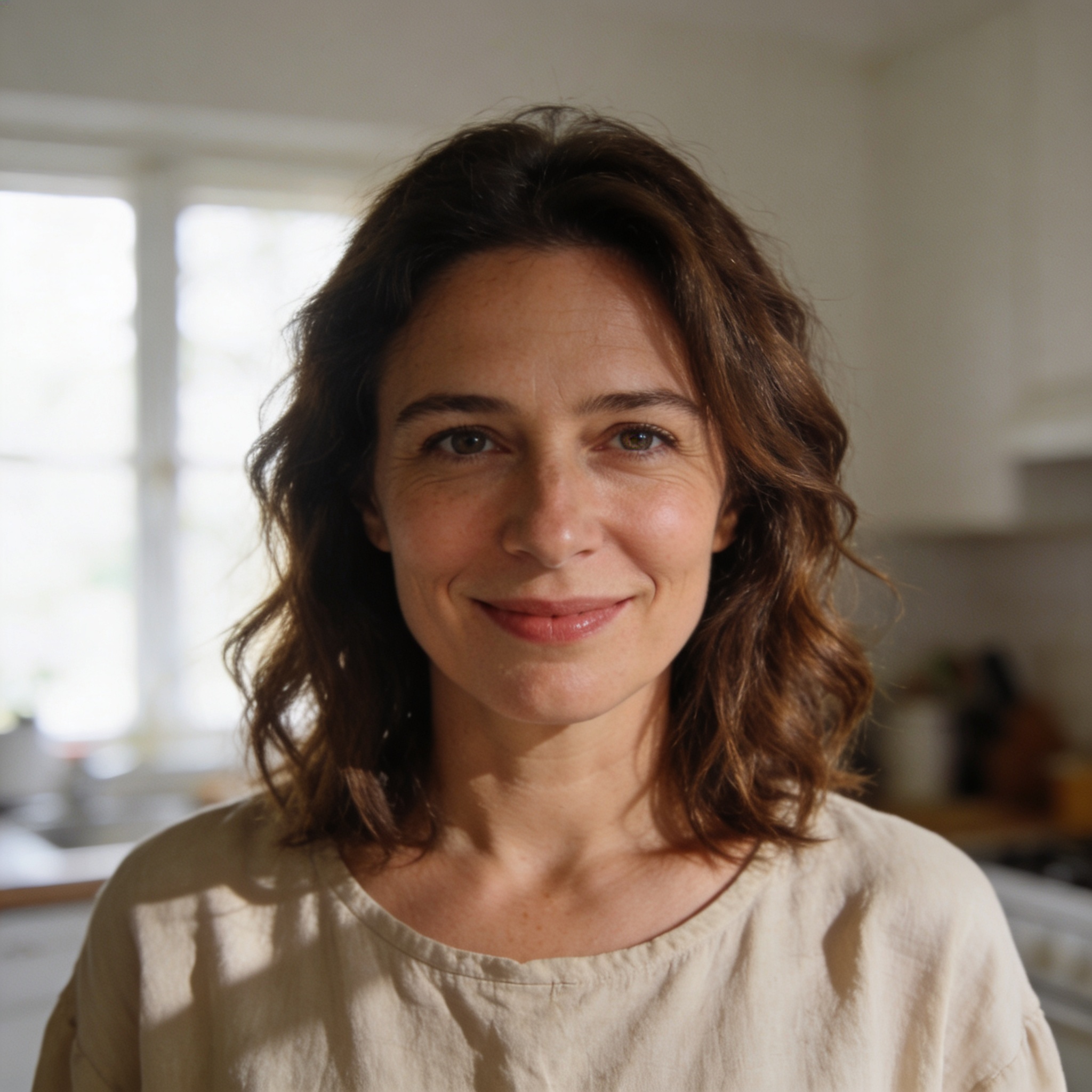 Avant après double menton Sandrine, 44 ans